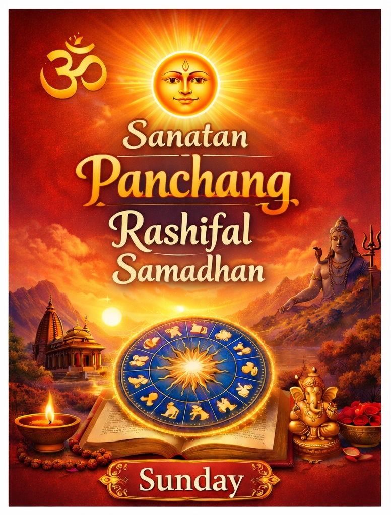 Sanatan Panchang 22022026 Rashifal Samadhan